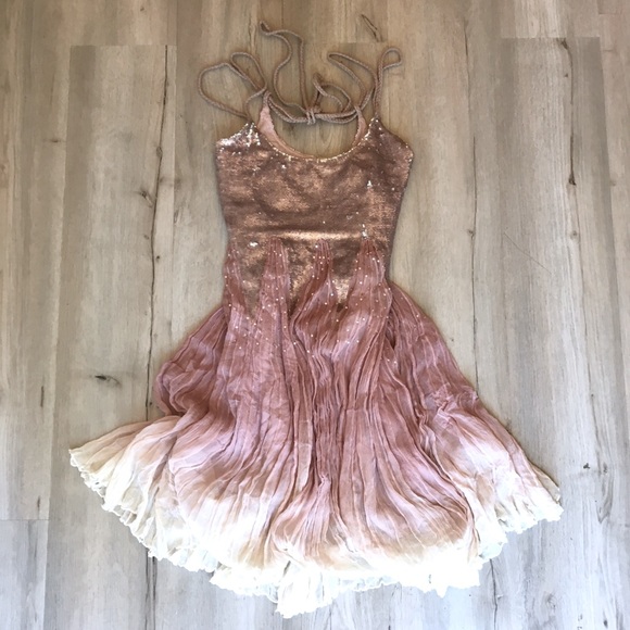 Free People Ombre Sequin Daydream Supernova Dress - Picture 2 of 6